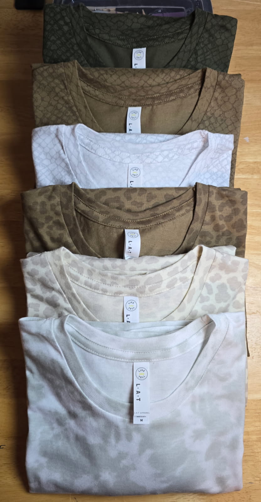 Camo and Animal Print Short Sleeve